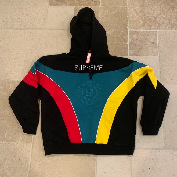 supreme milan hooded sweatshirt black